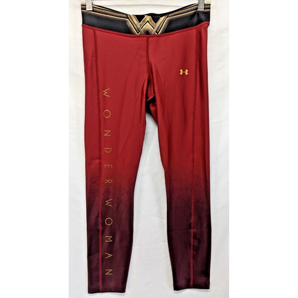 2016 Under Armour Women Alter Ego Wonder Woman HeatGear Compression Leggings Med